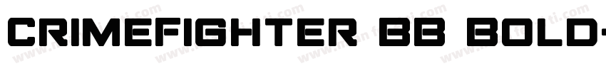 CrimeFighter BB Bold字体转换